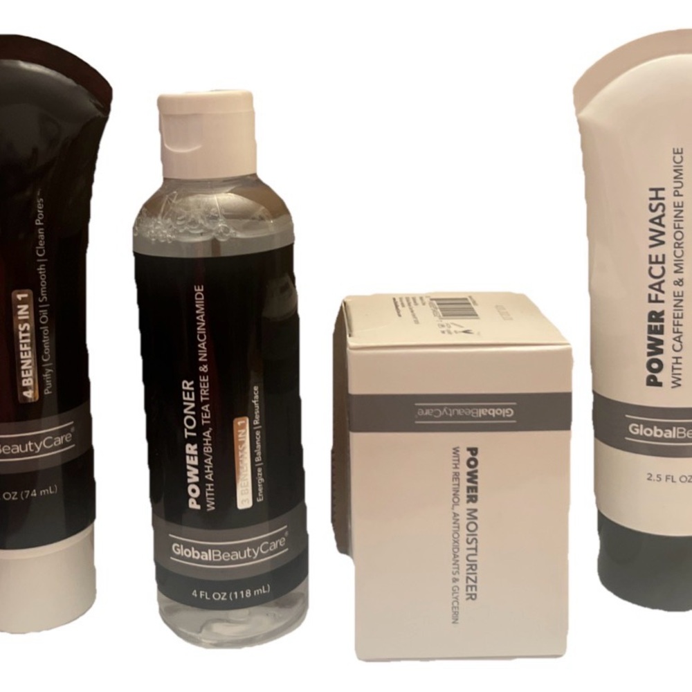 YNS Generic Bath & Body Set - Black and White